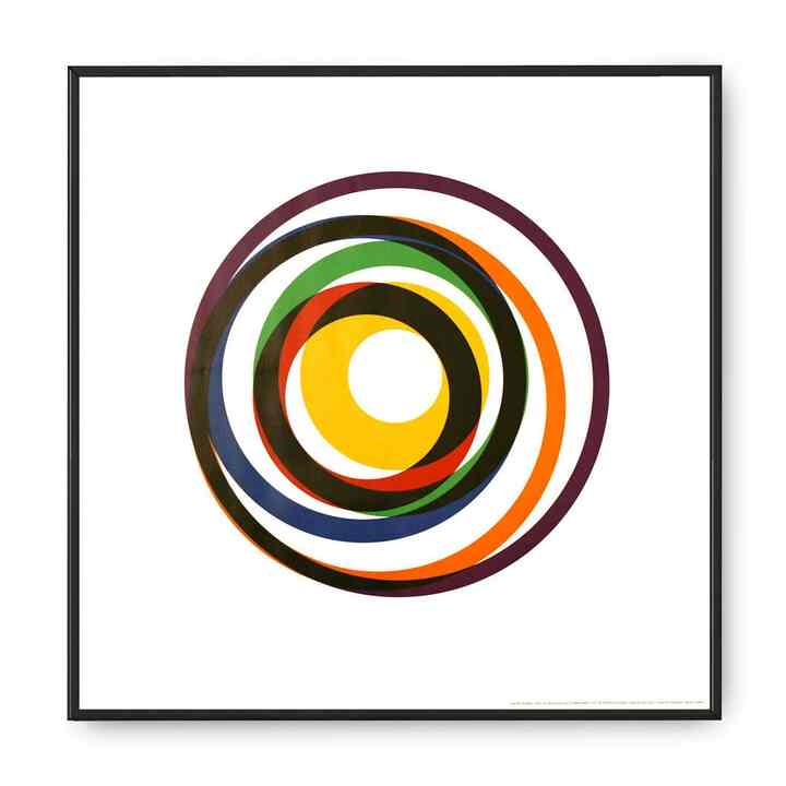 マックス・ビル：バリエーション 12 フレーム付ポスター