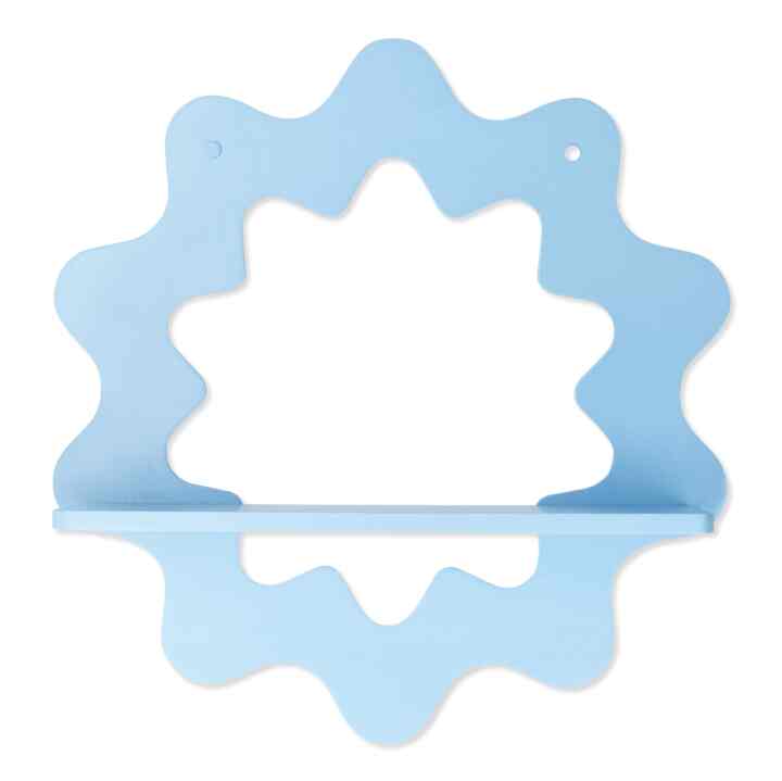 ブルー ウォールシェルフ