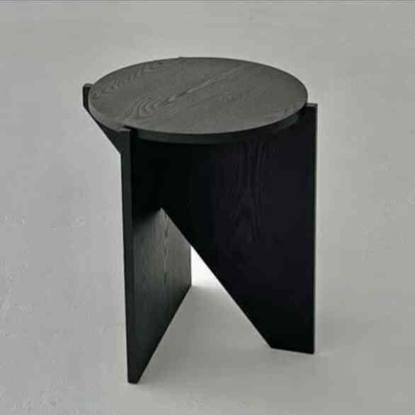 サイドテーブルgeometric ブラック サイドテーブル