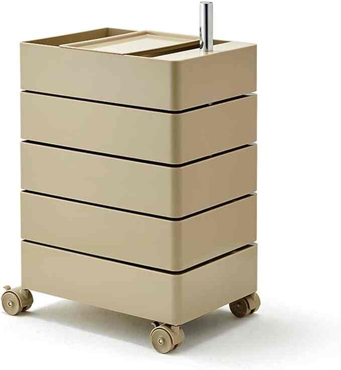 キャスター付きワゴン 5段 