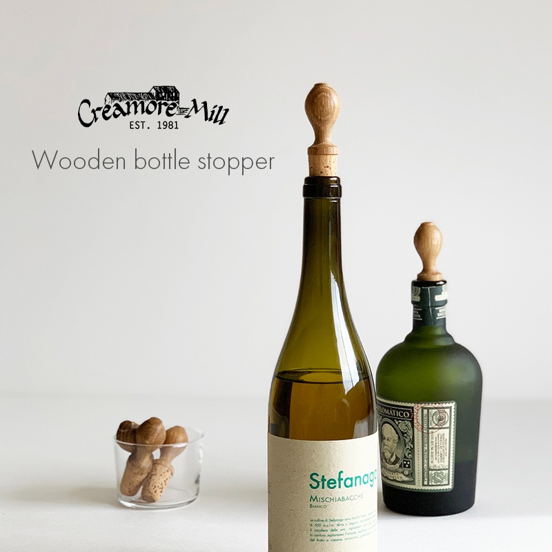 Creamore Mill ボトルストッパー 木製 ワインストッパー［2色
