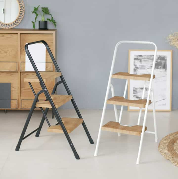 フォールディングステップ ブラック 3段