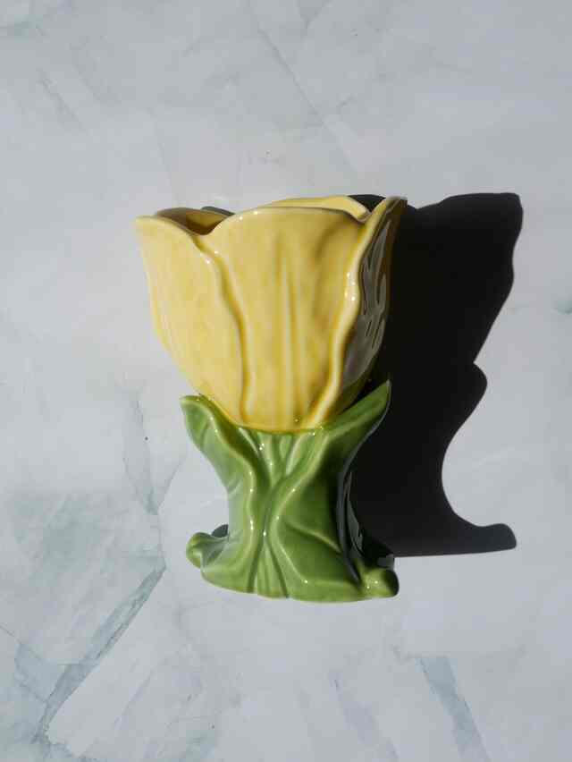 チューリップ 小物入れ イエロー