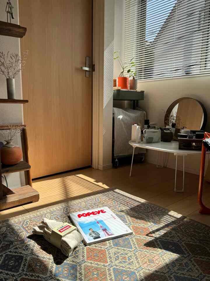 眠たくなる暖かさ🫠

#リビング #くつろぎ #日差し #化粧台 #植物 