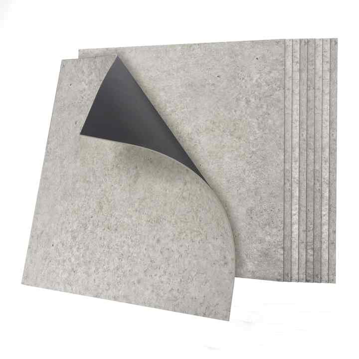 フロアタイル 置くだけ 大理石 コンクリート 450mm×450mm 48枚［4色・6サイズ］