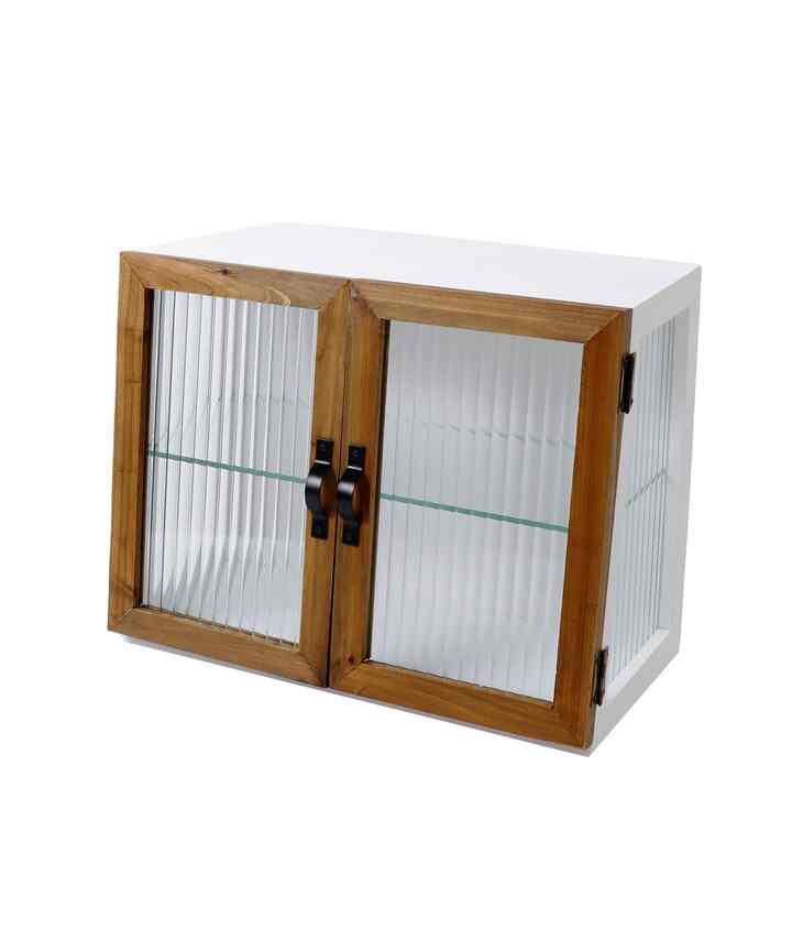 WEB限定オールドウッド両開きキャビネット