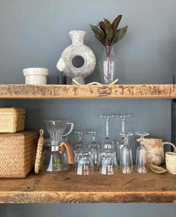 #キッチン道具
#kitchen wall
#Furniture
Our home has a lot of open storage 🐘