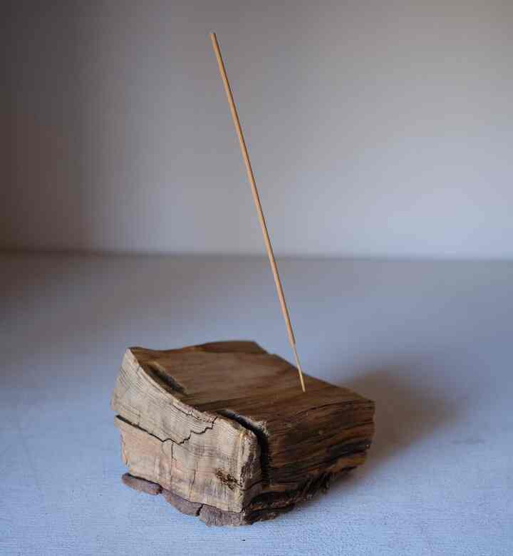 一枚板お香立て 樅木 -momi-