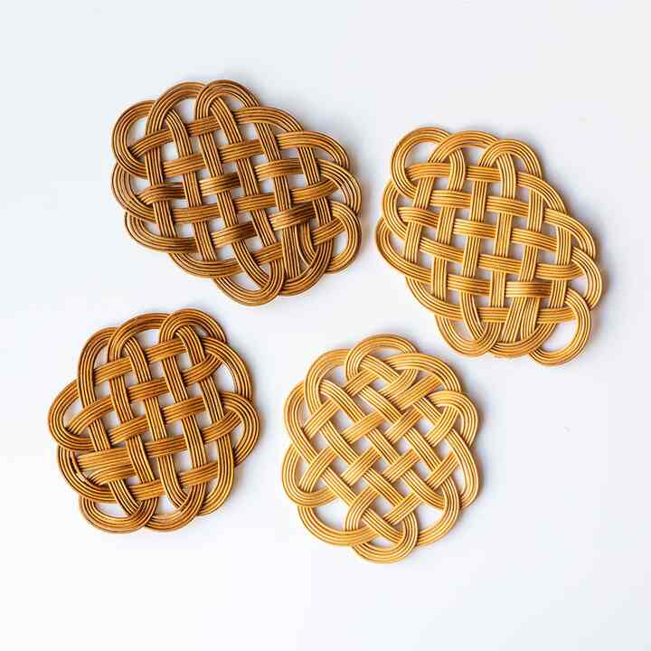 ラタン ミニマット【2size】【2colors】