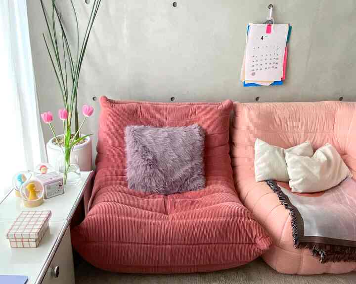 チューリップ🌷

#ピンクインテリア #francfranc #フランフラン #ソファ #リーンロゼ #ligneroset