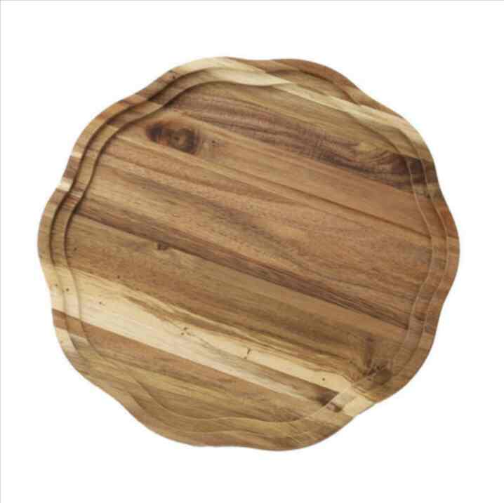 フラワー木製トレイ