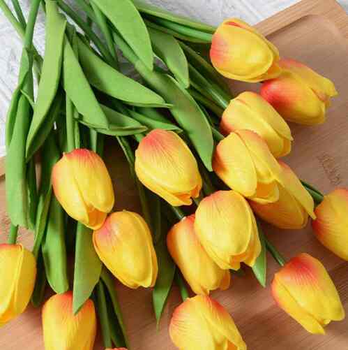 造花 ミニチューリップ 花瓶5個セット