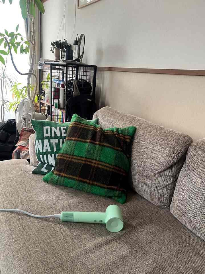 #ソファー #クッションカバー #ドライヤー