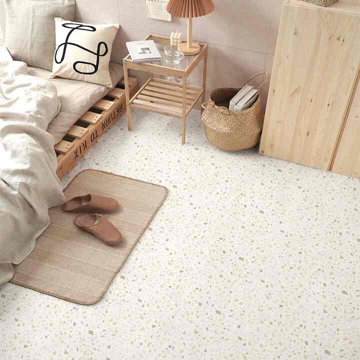 はがせる 床用 シート Hatte me テラゾー柄