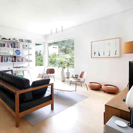 A living room that invites you in with open arms. 🛋️✨ #WelcomingSpace #CozyVibes #InteriorInspiration