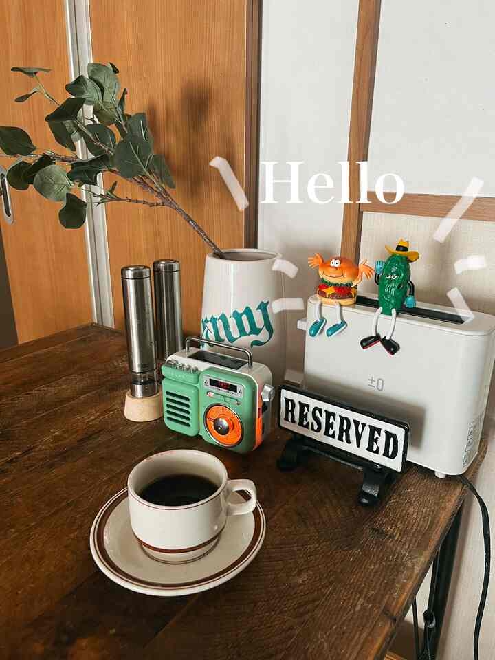 #キッチン #キッチン家具 #ラジオ