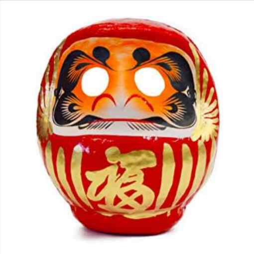 高崎だるま 福入 赤顔 達磨 オブジェ