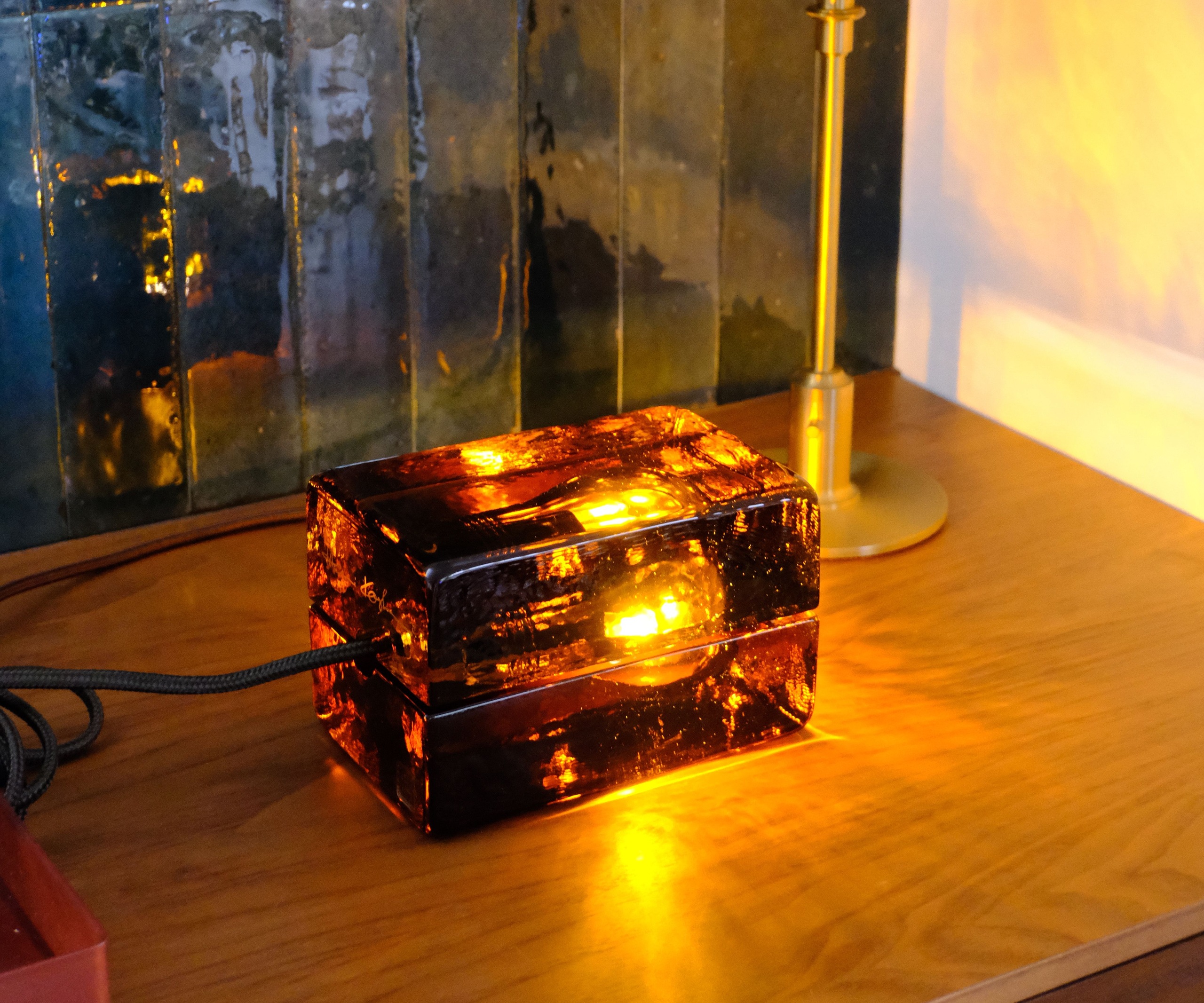 DESIGN HOUSE stockholm Block Lamp Amber ブロックランプ・アンバー