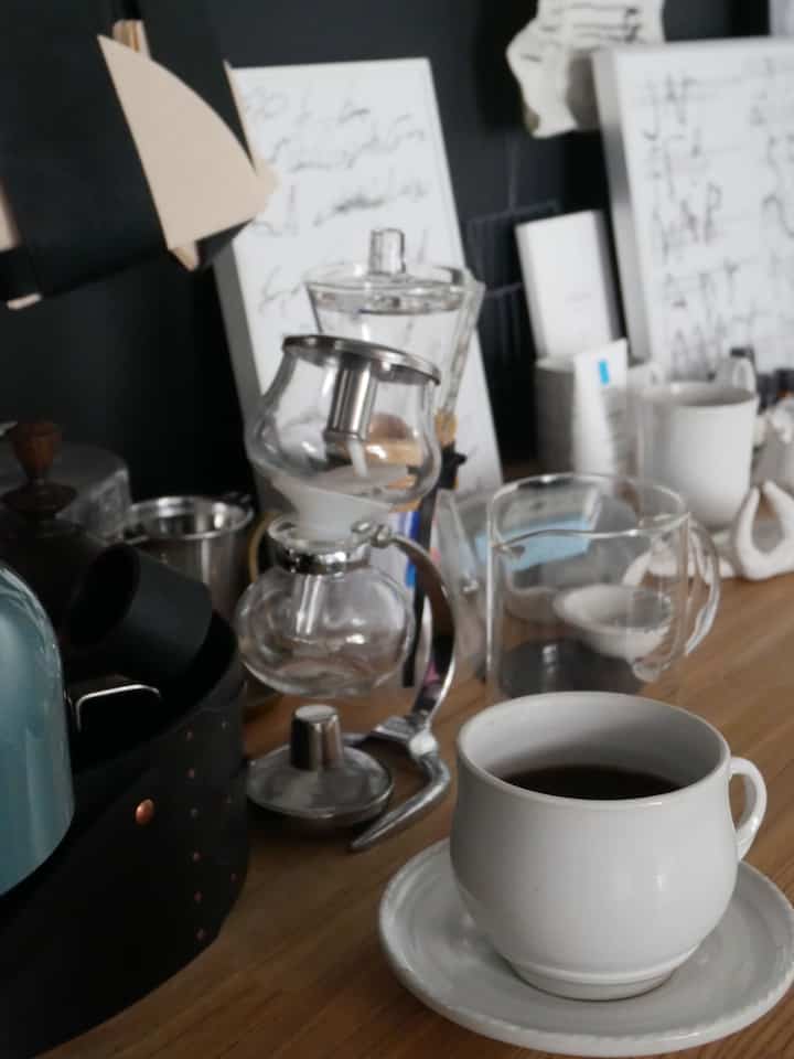 このごっちゃりが落ち着く。
　
#珈琲　
#コーヒー
#ドリップコーヒー
#サイフォン