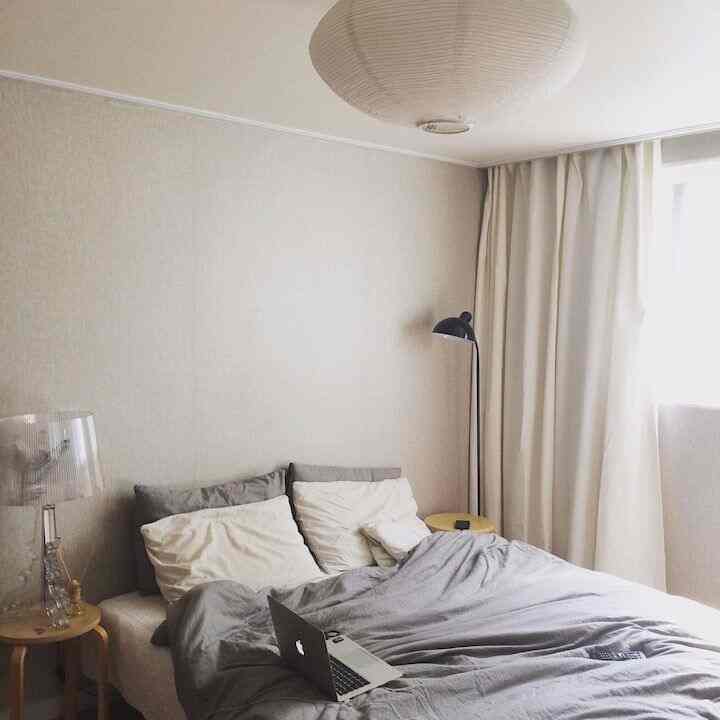 The ultimate bedroom sanctuary for complete relaxation. 🛏️✨ #BedroomSanctuary #RelaxationSpace #InteriorInspiration