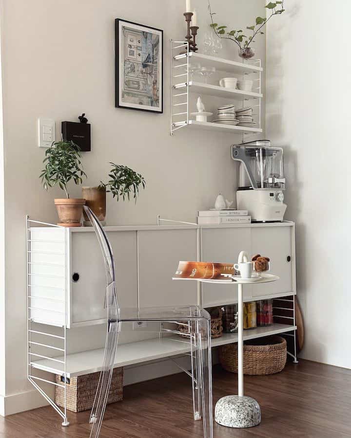 My own little home café ☕✨ #CaféCorner #HomeBarista #InstaCoffee