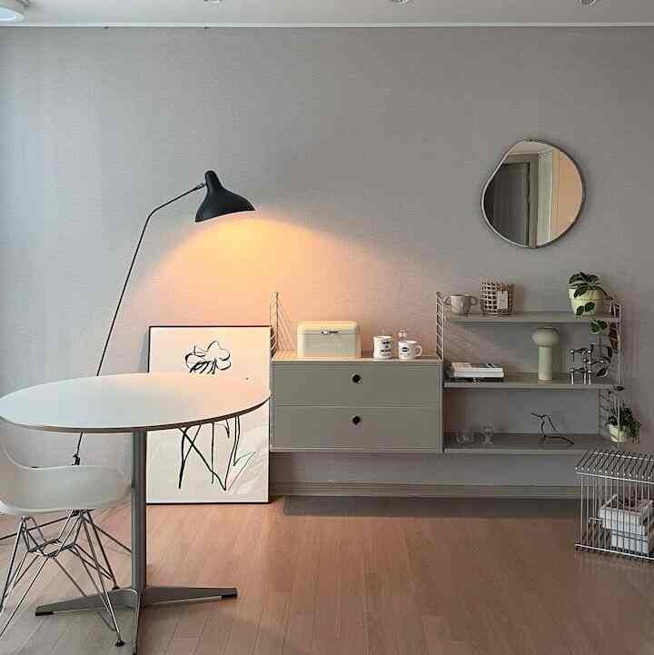 Chic yet modern space 🖤✨ #ChicStyle #ModernDesign #InteriorInspo