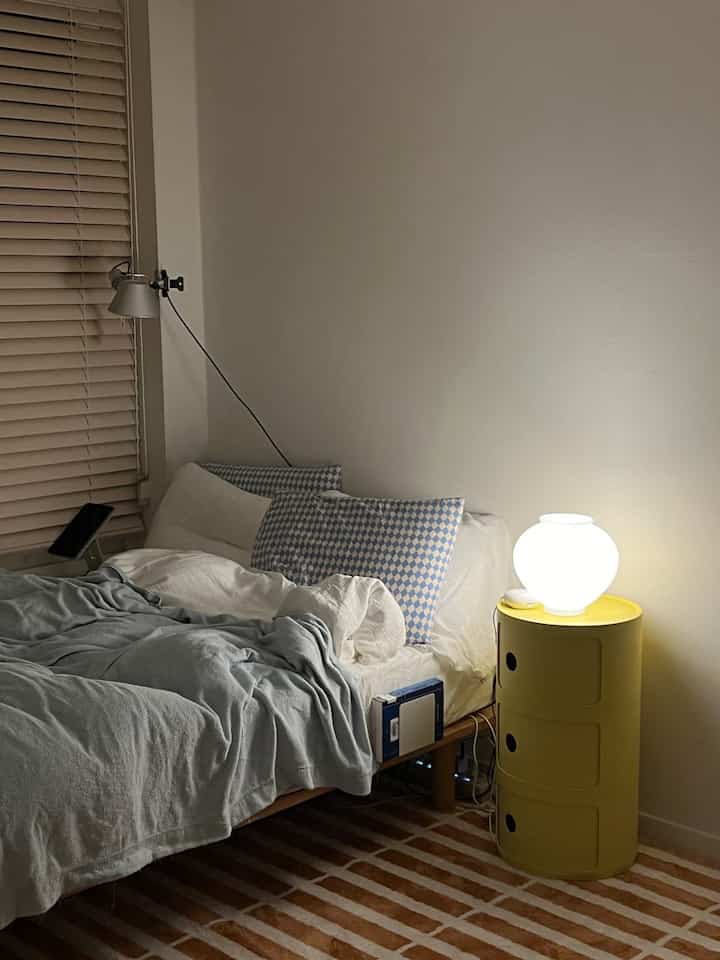 After work, finding solace in my own oasis. #MeTime #RelaxationStation #EscapeMode