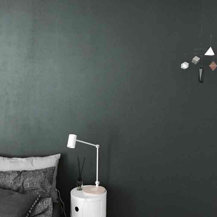 A green wall that makes furniture pop. #GreenAccent #InteriorInspo #DecorMagic