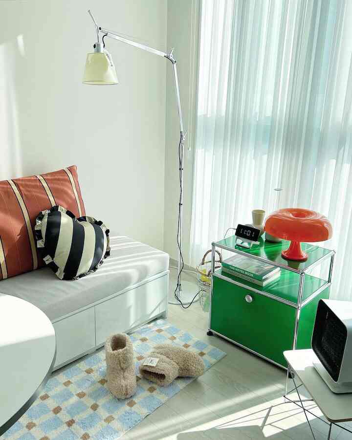 Filling the space with color. #ColorfulDecor #VibrantInteriors #PopOfColor