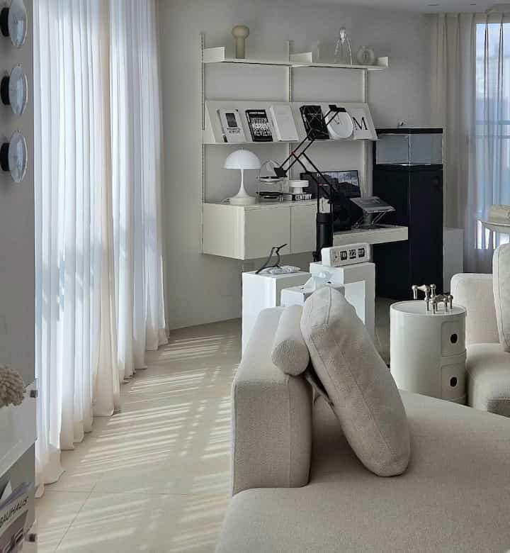 A sun-drenched living room. #NaturalLighting #BrightSpaces #SunshineHaven