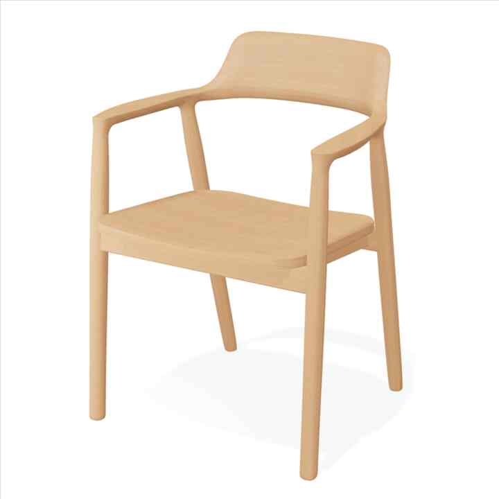 HIROSHIMA アームチェア(板座)