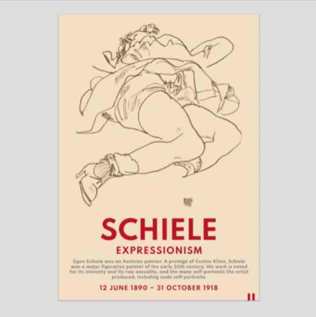 シーレ ポスター