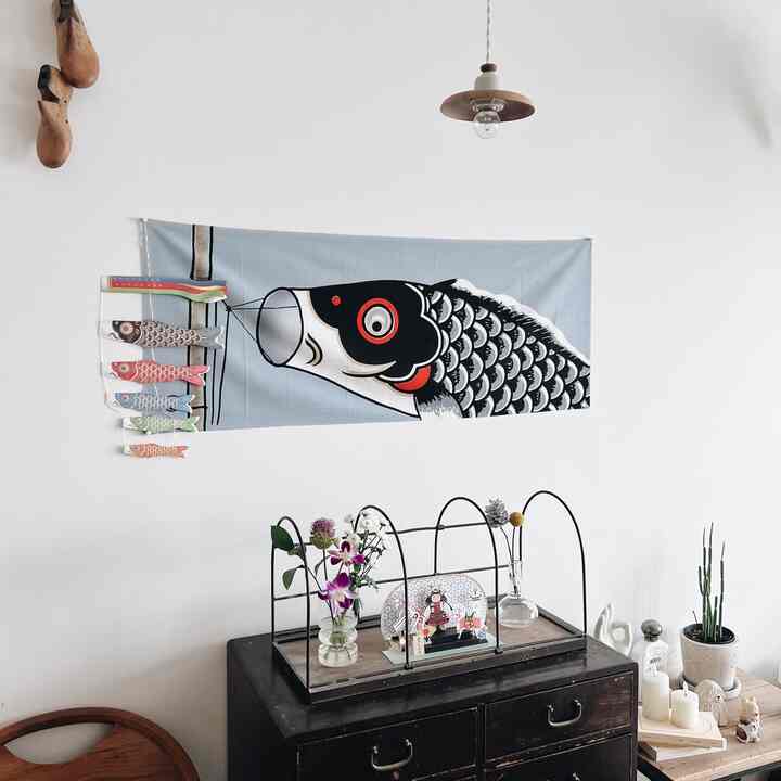 もうすぐこどもの日🎏💘
#手ぬぐい #こどもの日 #鯉のぼり