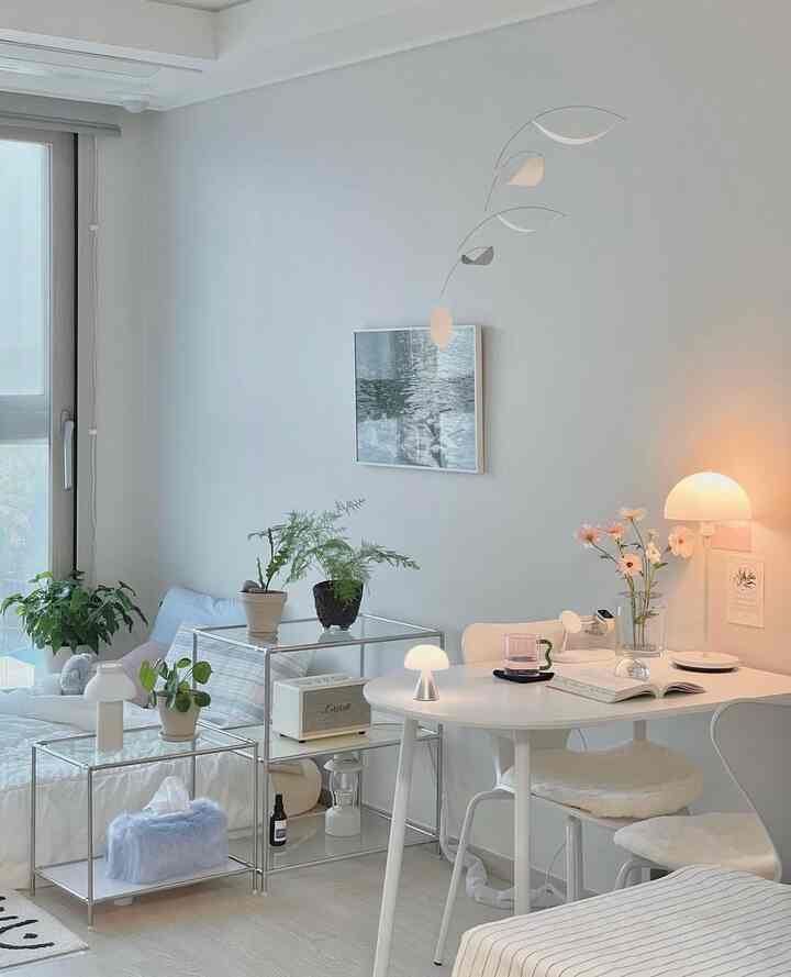 The harmony of white and chrome. #WhiteAndChrome #SleekDesign #ModernElegance
