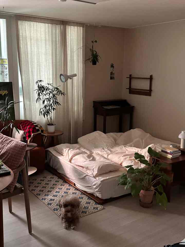 A space for both relaxation and productivity. #VersatileSpace #WorkAndRest #MultiPurposeArea