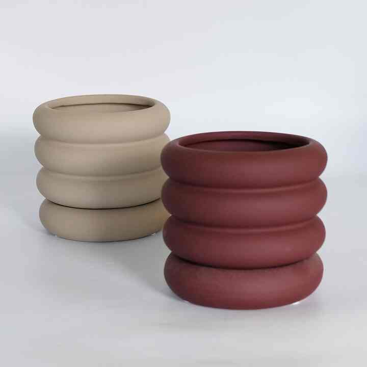 陶器鉢 ヴィエノ13 受皿付