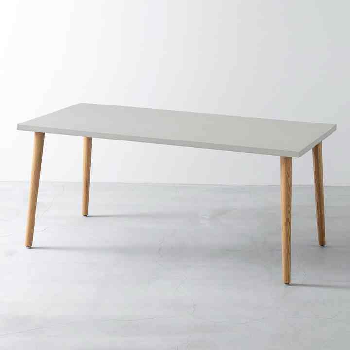 ダイニングテーブル (木製斜め脚)［8色］