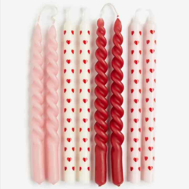 スリムテーパーキャンドル 8本セット