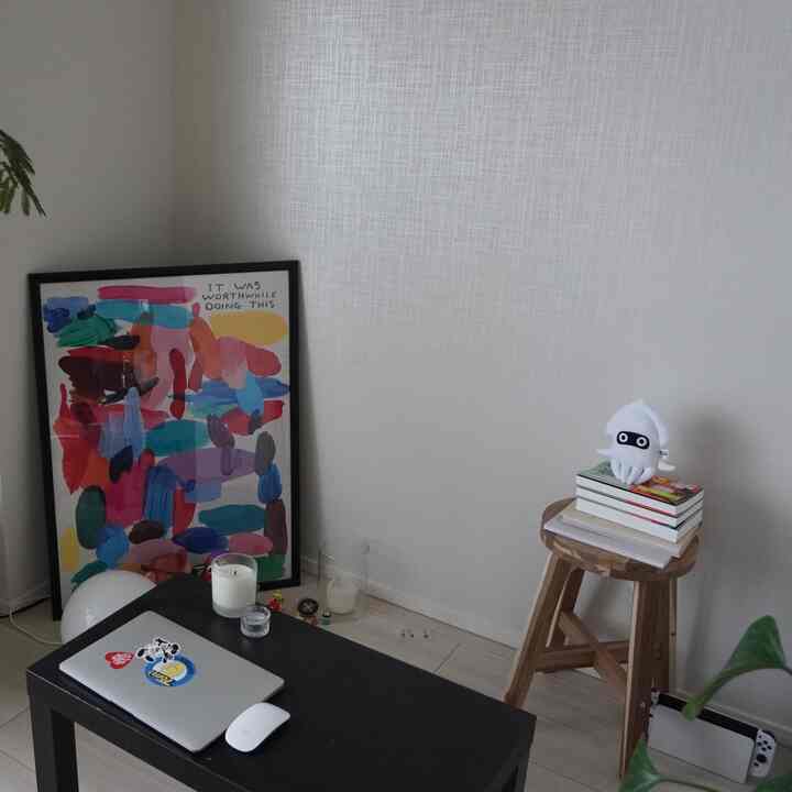 我が家のマスコットゲッソー
#IKEA
#リビング
#ゲッソー
#インテリア