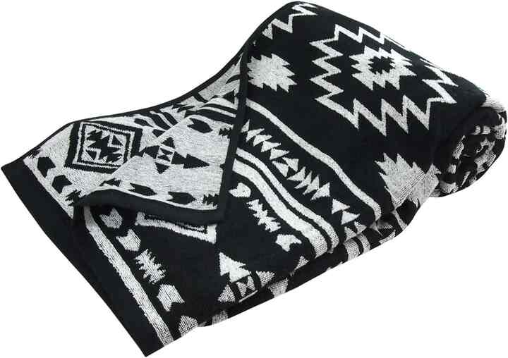 タオルケット ダブル エジプト綿100% オルテガ柄