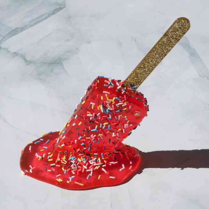 溶けちゃったアイス オブジェ