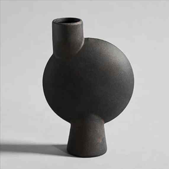 Sphere Vase Bubl Medio Coffee ベース