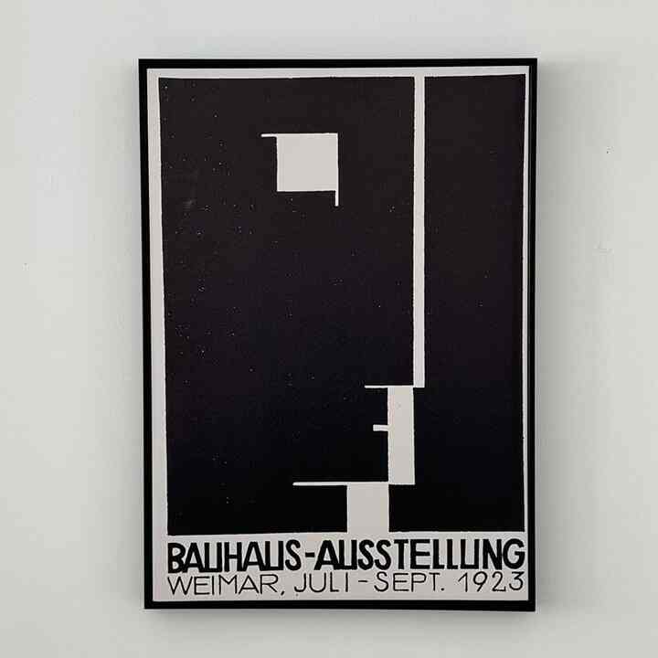 BAUHAUS Ausstellung Weimar 1923 アートポスター