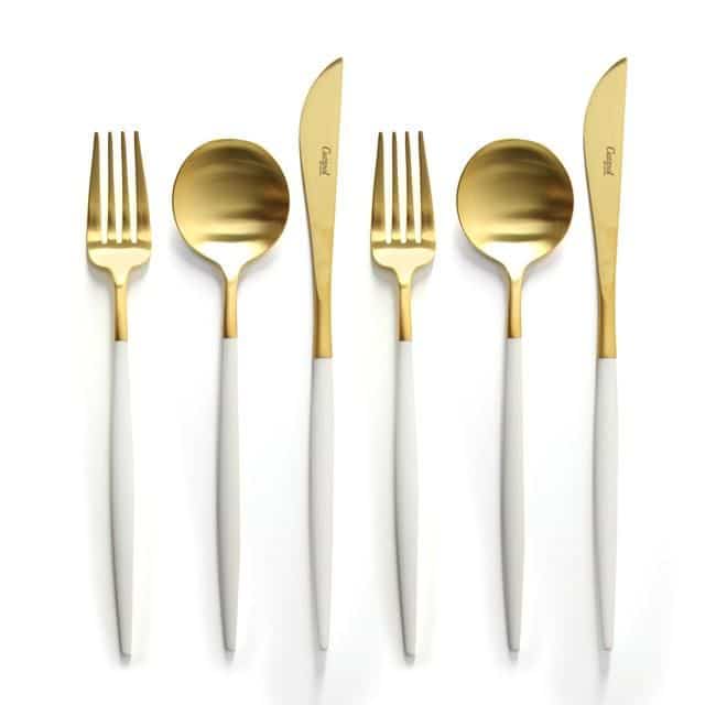 GOA マットゴールド ディナーセット