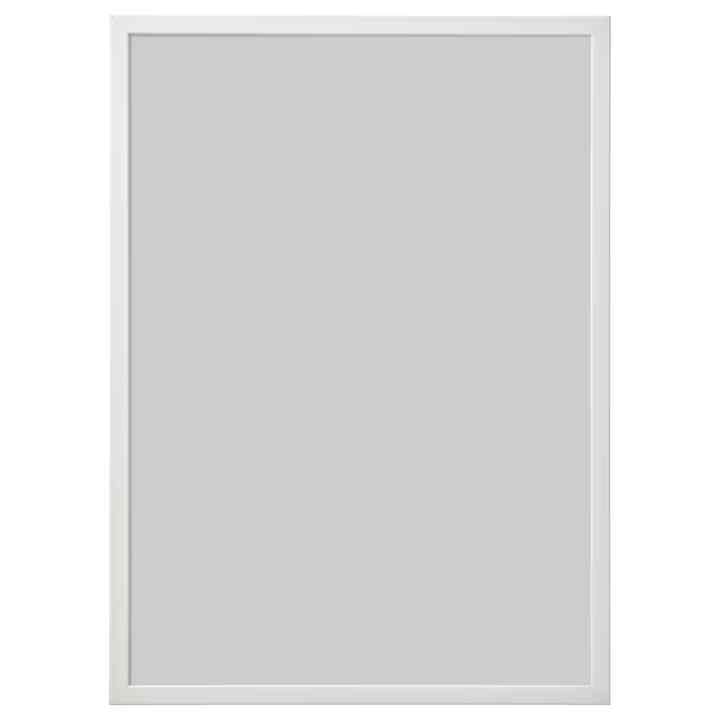 FISKBO, Bingkai, putih, 50x70 cm