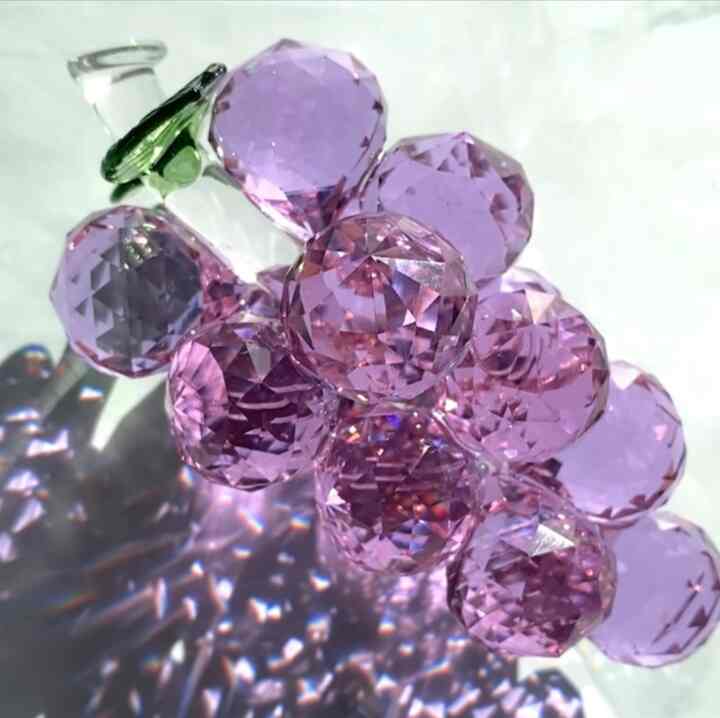 クリスタルオブジェ 葡萄