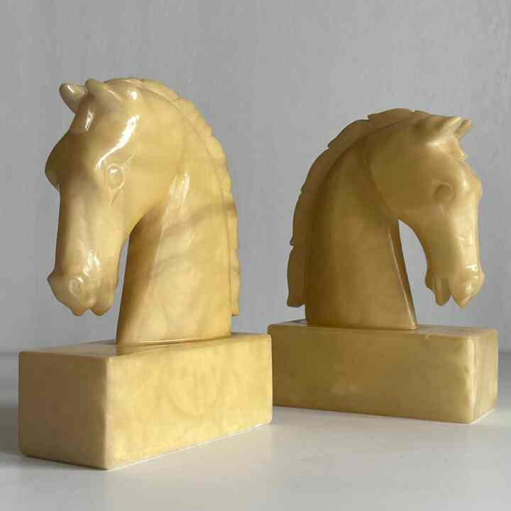 ブックエンド / オブジェ：アラバスター