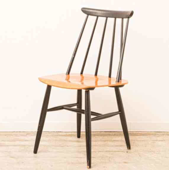 fanett chair ファネットチェア ペイント黒×アッシュ