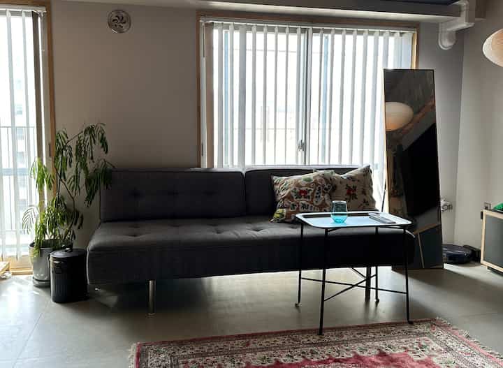 鬼曇りの日
光は入るけどやっぱりどんより
このソファの配置がすきだな〜

#ハーマンソファ
#crashgate
#IKEA 