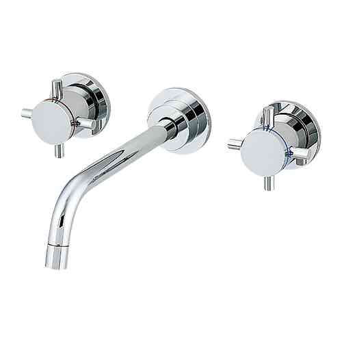 壁付2ハンドル混合栓